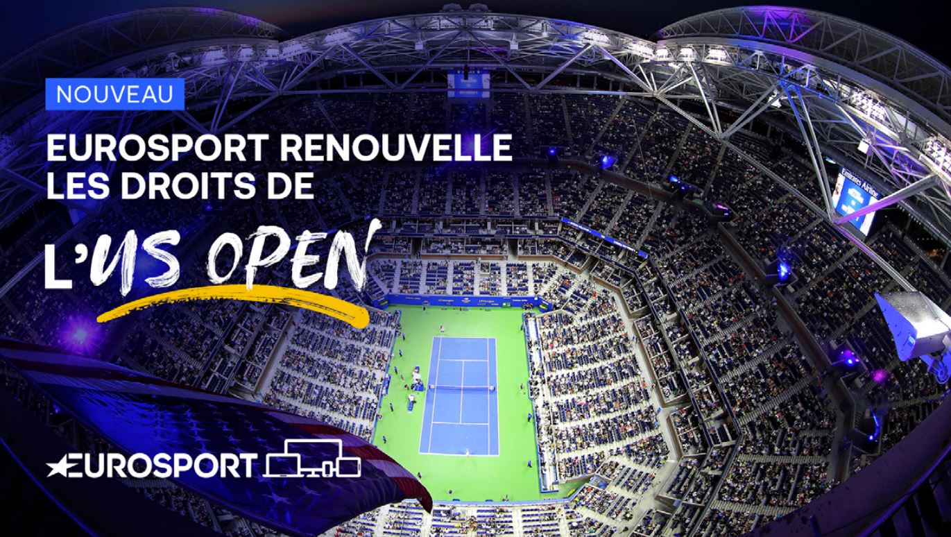 Eurosport renouvelle ses droits de diffusion de l'US Open