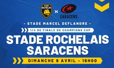 La Rochelle / Saracens (TV/Streaming) Sur quelles chaînes et à quelle heure suivre le 1/4 de Finale de Champions Cup ?