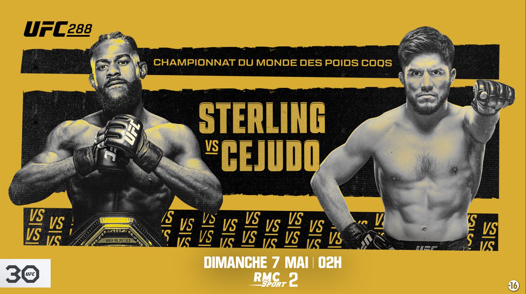 Sterling vs Cejudo - UFC 288 (TV/Streaming) Sur quelle chaine et à quelle heure suivre le combat et la soirée de MMA ?