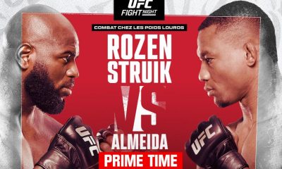 Rozenstruik vs. Almeida - UFC Fight Night (TV/Streaming) Sur quelle chaine et à quelle heure suivre le combat et la soirée de MMA ?