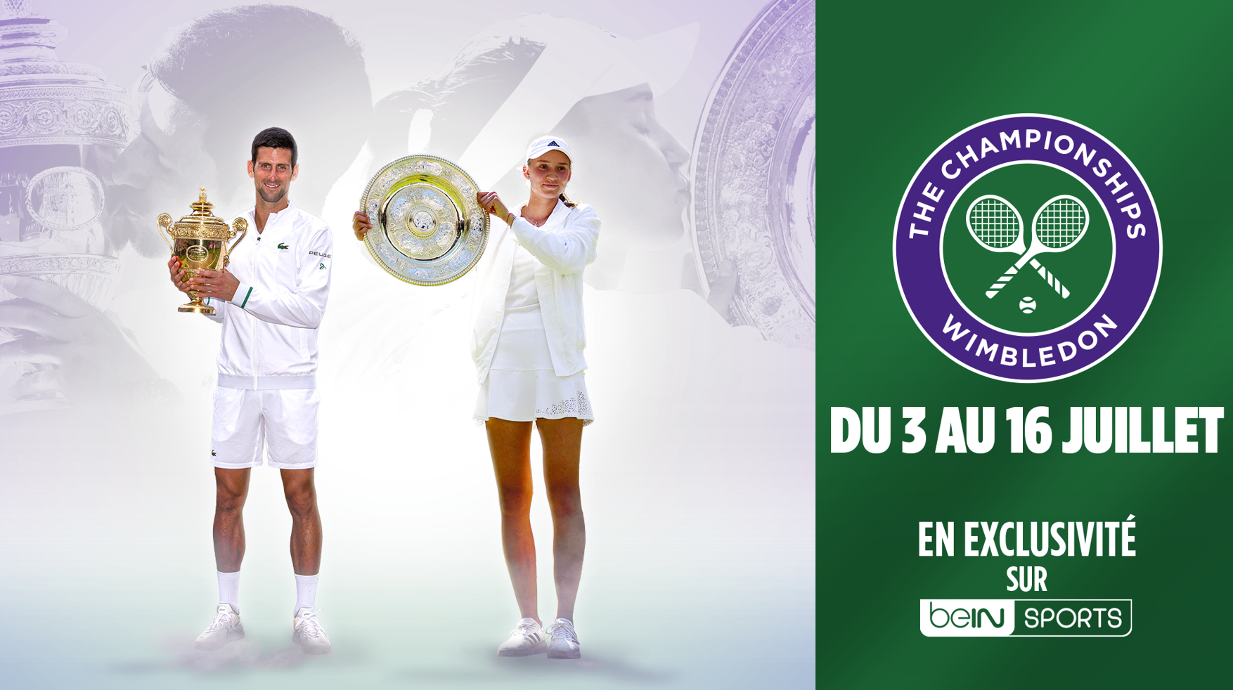 Wimbledon 2023 à la TV ! Comment suivre la compétition sur les antennes de beIN SPORTS