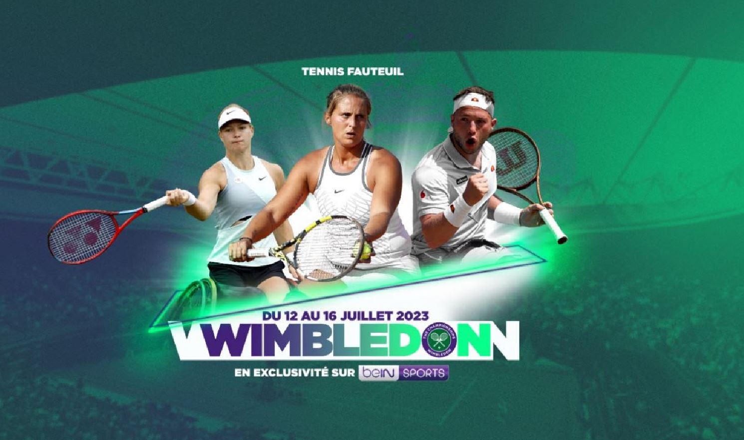 Le Tournoi de Tennis Fauteuil de Wimbledon 2023 à suivre sur beIN SPORTS