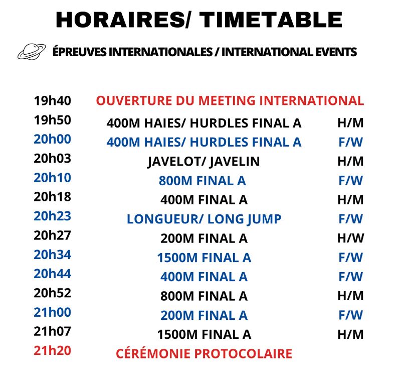 Meeting Pro Athlé Tour de Marseille 2023 (TV/Streaming) Sur quelle chaine et à quelle heure suivre la compétition ?