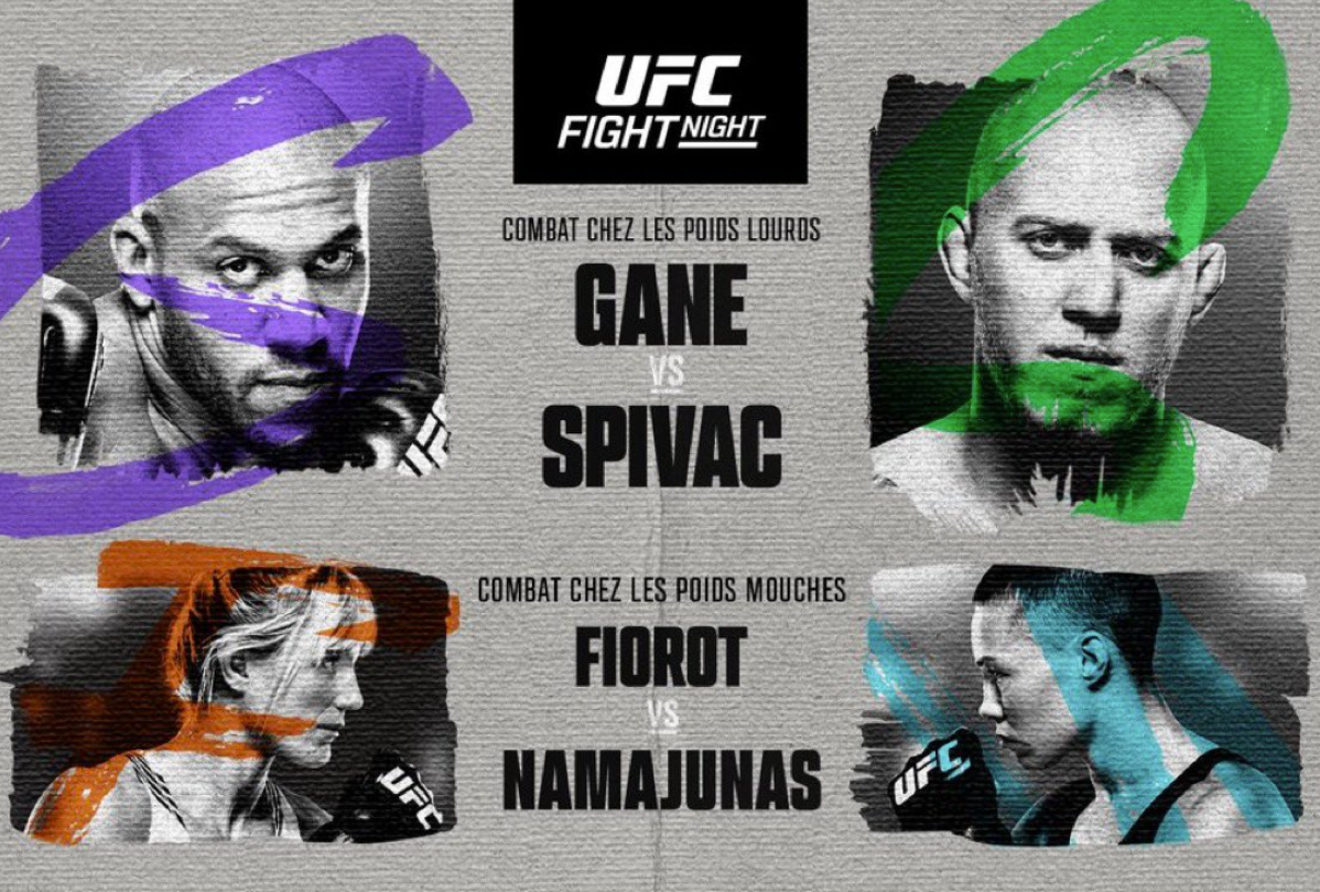Gane vs Spivac - UFC Paris 2023 (TV/Streaming) Sur quelle chaine et à quelle heure suivre le combat et la soirée de MMA ?