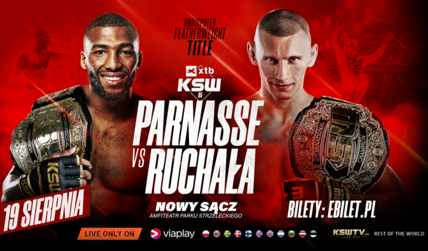 Parnasse vs Ruchala - KSW 85 (TV/Streaming) Sur quelle chaine et à quelle heure suivre les combats de cette soirée de MMA ?