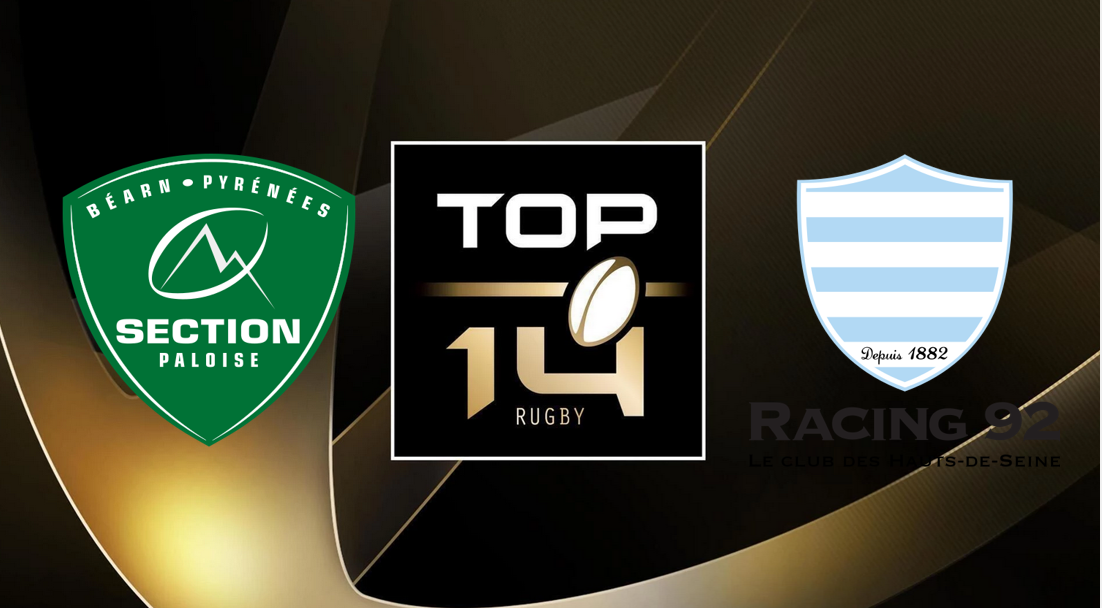 Pau (SP) / Racing 92 (R92) - Top 14 (TV/Streaming) Sur quelles chaines et à quelle heure regarder le match de rugby ?