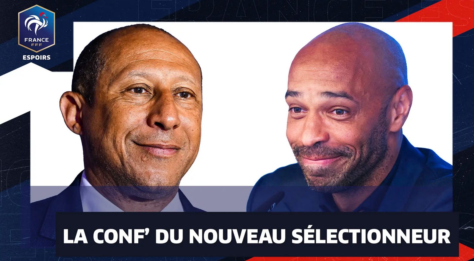 Présentation officielle de Thierry Henry, sélectionneur des Espoirs, ce mardi 29 août 2023