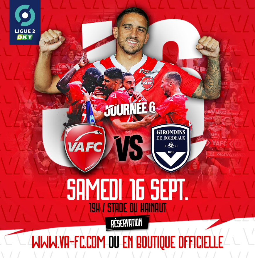 Valenciennes (VAFC) / Bordeaux (FCGB) (TV/Streaming) Sur quelles chaines et à quelle heure suivre la rencontre de Ligue 2 ?