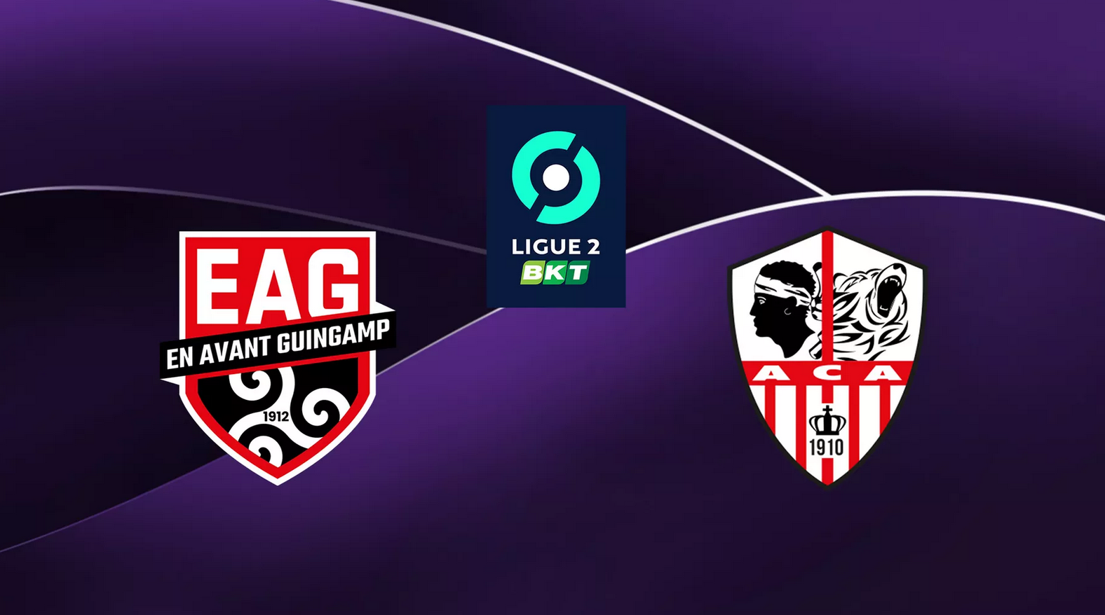 Guigamp (EAG) / Ajaccio (ACA) (TV/Streaming) Sur quelle chaîne et à quelle heure regarder le match de Ligue 2 ?