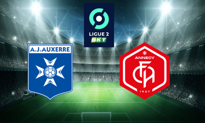 Auxerre (AJA) / Annecy (FCA) (TV/Streaming) Sur quelle chaîne et à quelle heure suivre le match de Ligue 2 ?