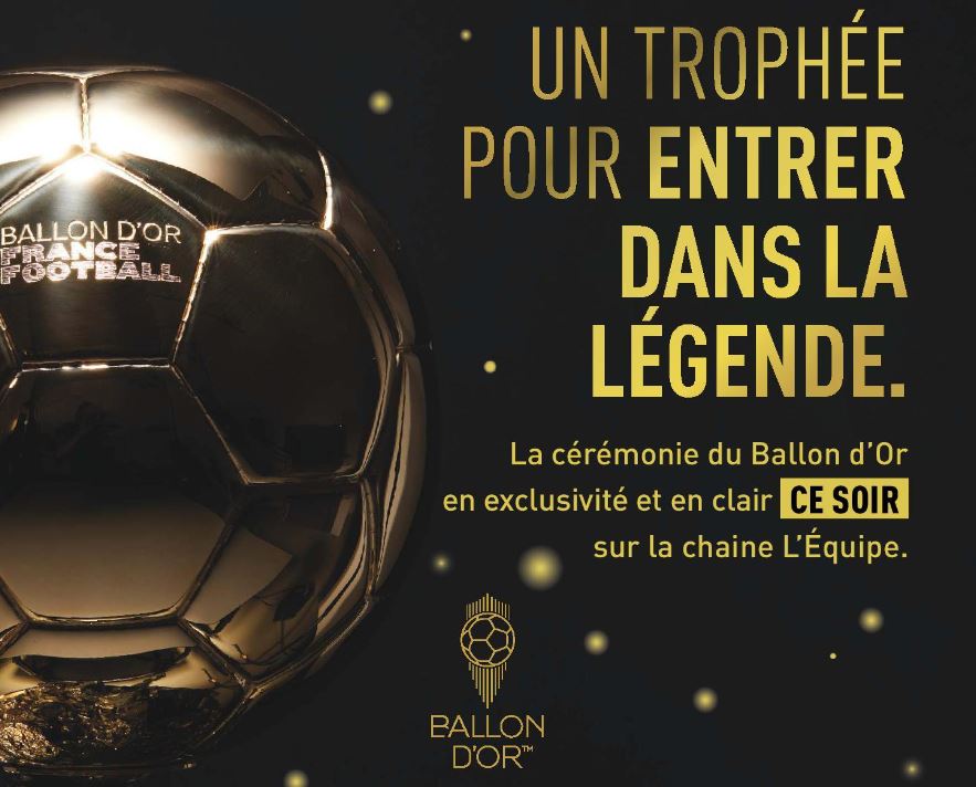 Journée spéciale Ballon d'Or® 2023 ce lundi 30 octobre sur la chaine L’Équipe