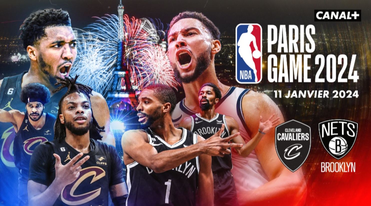 Le NBA Paris Game 2024 en direct et en clair sur les antennes de Canal Plus