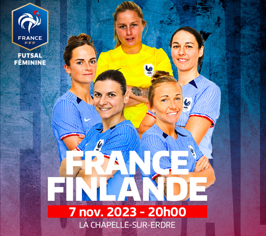 Le 1er match de l'histoire de l'Equipe de France Féminine de Futsal en direct ce mardi