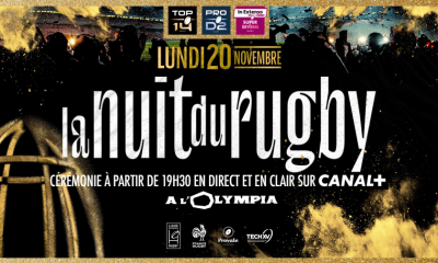 La 19ème Nuit du Rugby en clair le lundi 20 novembre 2023 sur Canal+