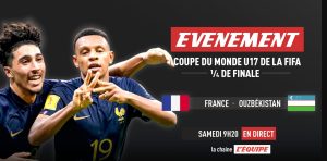 France / Ouzbekistan (TV/Streaming) Sur quelle chaîne et à quelle heure regarder le 1/4 de Finale de Coupe du Monde U17 ?