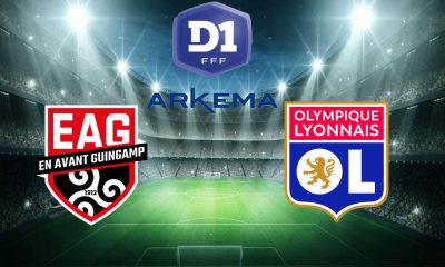 Guingamp / Lyon (TV/Streaming) Sur quelles chaînes et à quelle heure suivre le match de D1 Arkéma ?