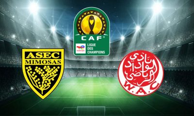 ASEC Mimosas / Wydad AC(TV/Streaming) Sur quelle chaîne et à quelle heure suivre le match de CAF Champions League ?
