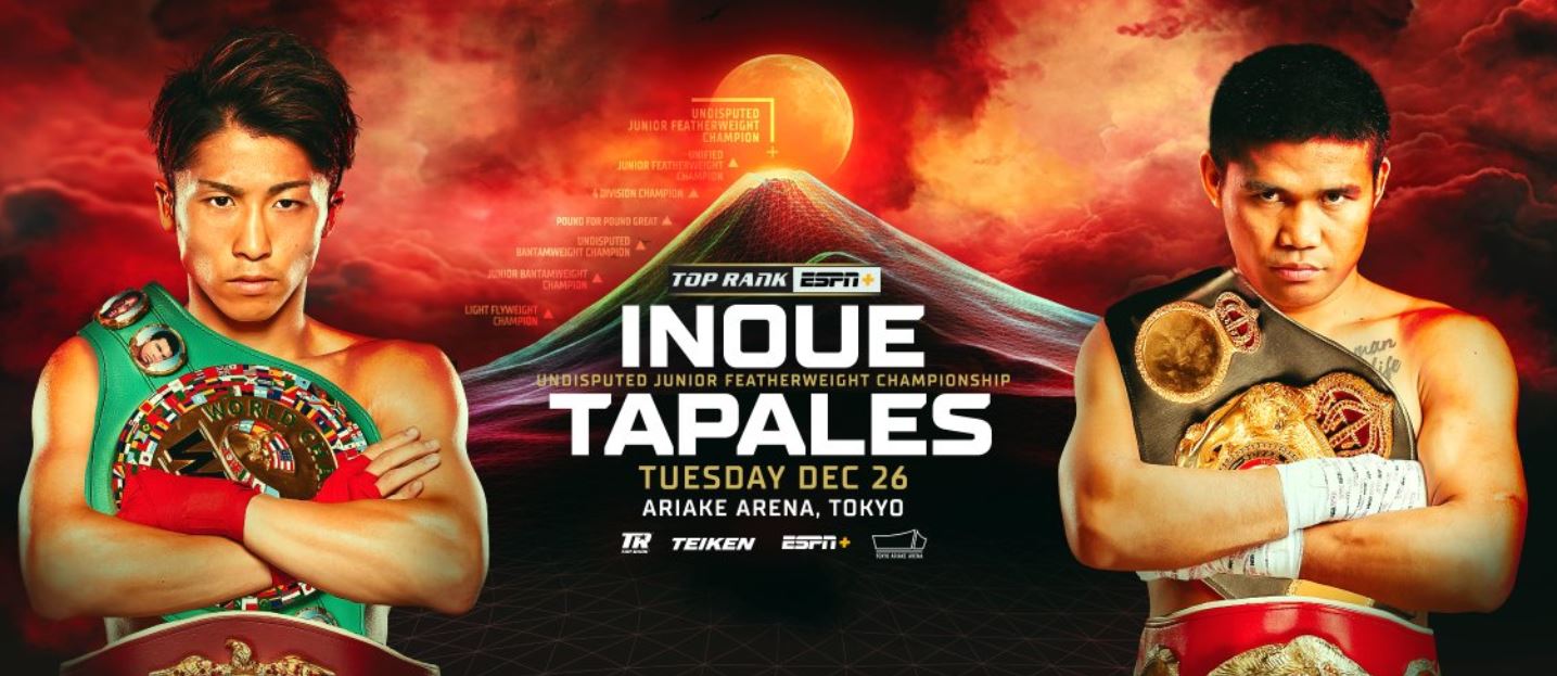 Inoue vs Tapales (TV/Streaming) Sur quelles chaînes et à quelle heure suivre ce combat en direct ?