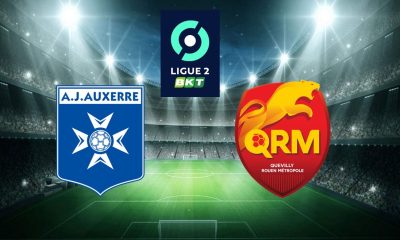 Auxerre (AJA) / Quevilly-Rouen (QRM) (TV/Streaming) Sur quelles chaînes et à quelle heure regarder le match de Ligue 2 ?