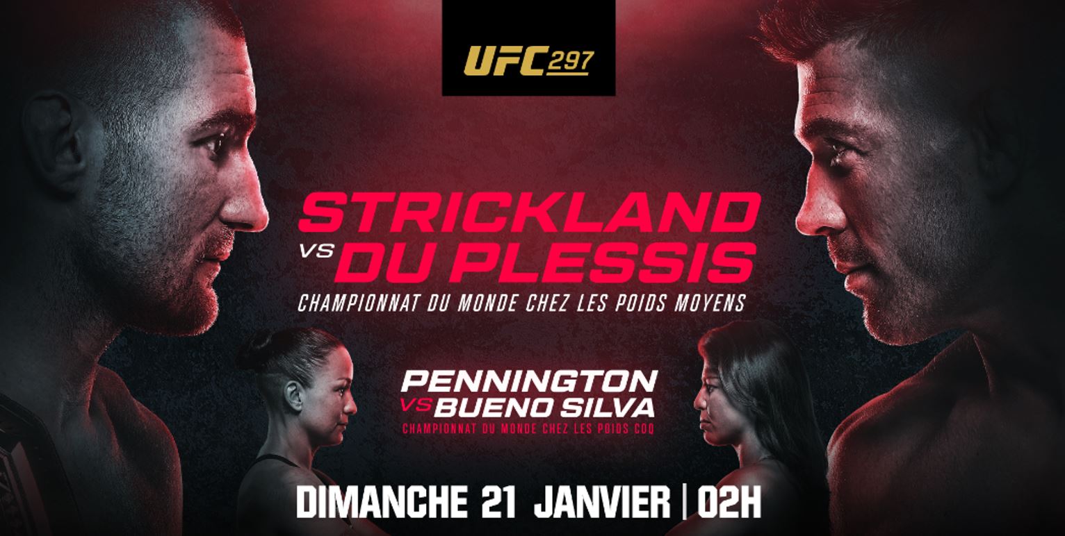 Strickland vs Du Plessis - UFC Fight Night 297 (TV/Streaming) Sur quelle chaîne et à quelle heure suivre le combat ?