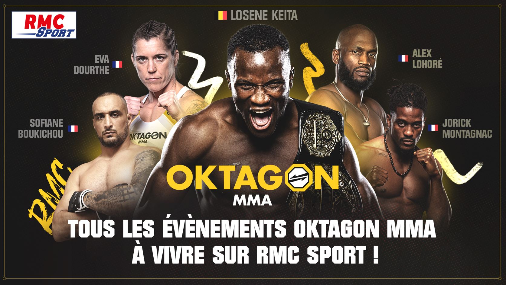 RMC Sport va diffuser tous les évènements de l'OKTAGON MMA