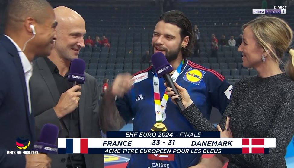 Audience historique sur beIN SPORTS avec la finale de handball France/ Danemark