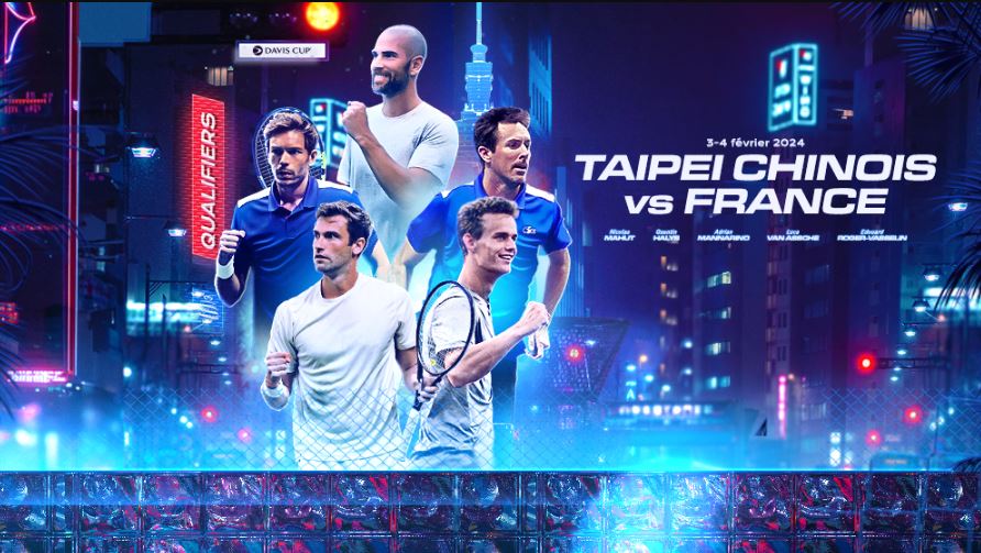 France / Tapei Chinois - Coupe Davis 2024 (TV/Streaming) Sur quelle chaîne et à quelle heure regarder le Tour qualificatif ?