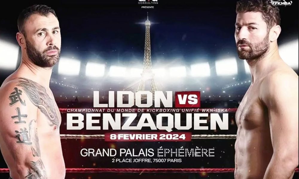 Lidon vs Benzaquen - Kickboxing (TV/Streaming) Sur quelle chaîne et à quelle heure suivre le combat ?