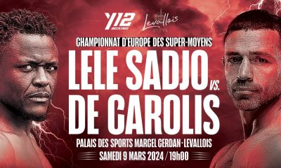 Lele Sadjo vs De Carolis - Boxe (TV/Streaming) Sur quelle chaîne et à quelle heure suivre le combat ?