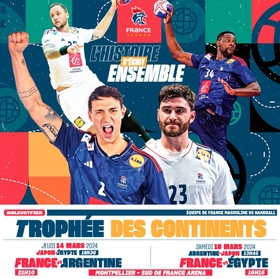 France / Argentine - Trophée des continents (TV/Streaming) Sur quelles chaînes et à quelle heure regarder le match de handball ?