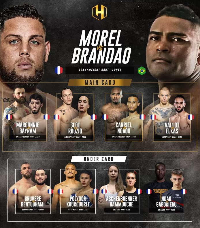 Morel vs Brandao - MMA Hexagone 15 (TV/Streaming) Sur quelle chaine et à quelle heure suivre le combat et la soirée de MMA ?