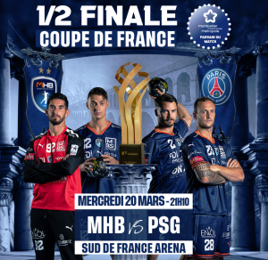 Montpellier / Paris SG - Coupe de France de handball (TV/Streaming) Sur quelles chaînes et à quelle heure regarder la 1/2 Finale ?