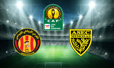ES Tunis / ASEC Mimosas - CAF Champions League (TV/Streaming) Sur quelle chaîne et à quelle heure suivre le 1/4 de Finale Aller ?