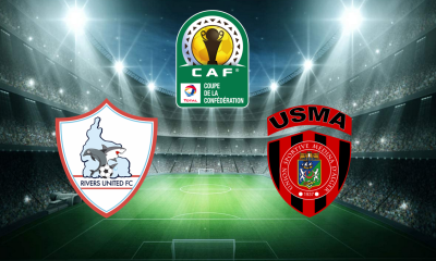 Rivers United / USM Alger - CAF Coupe de la Confédération (TV/Streaming) Sur quelle chaîne et à quelle heure suivre le 1/4 de Finale Aller ?