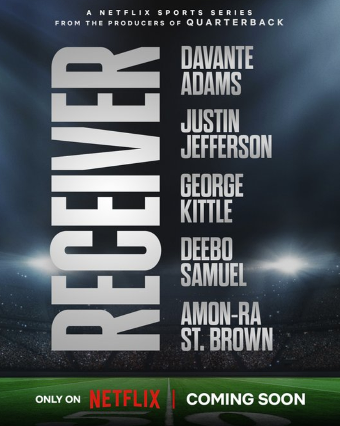 Après "Quarterback" Netflix lance "Receiver" une nouvelle série sur les stars de la NFL