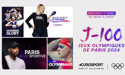 Eurosport lance les festivités ce mercredi à J-100 des JO de Paris 2024