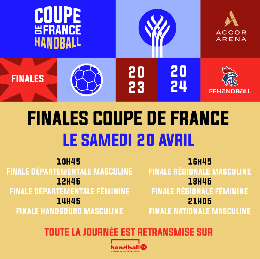 Paris SG / Nantes (Finale Coupe de France de Handball) Heure, chaînes TV et Streaming ?
