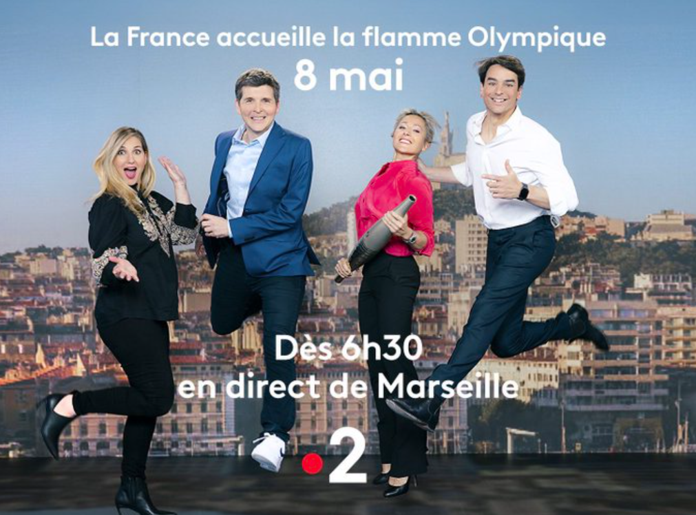 Dispositif exceptionnel sur France TV autour de l’arrivée de la flamme olympique